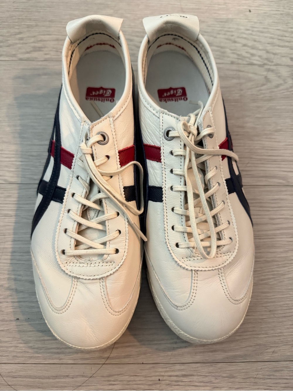 Onitsuka Tiger Japan MEXICO 66 SD 1183A872 CREAM/PEACOAT Sz 6